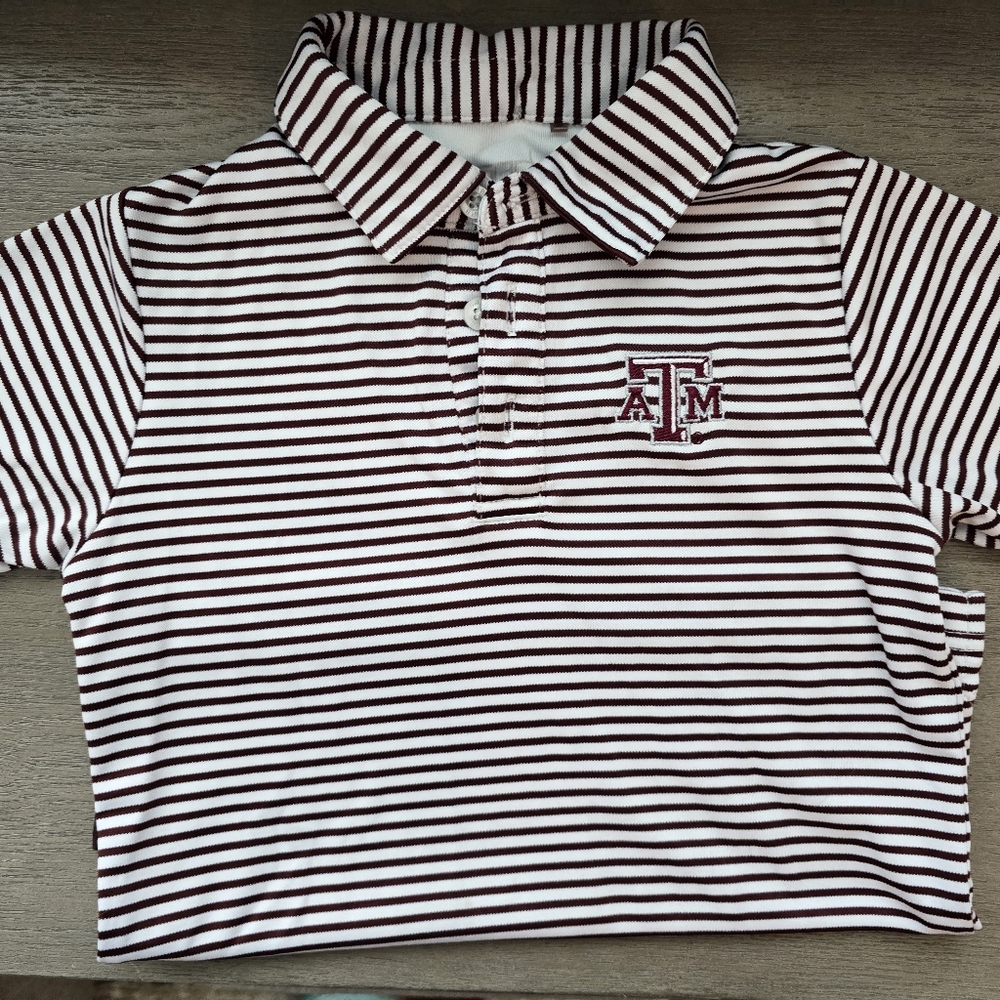 Texas A&M Boys Dri Fit Polo